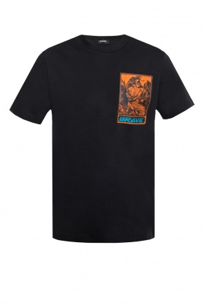 T-shirt with a print, zdjęcie 1 T-shirt with a print od Diesel